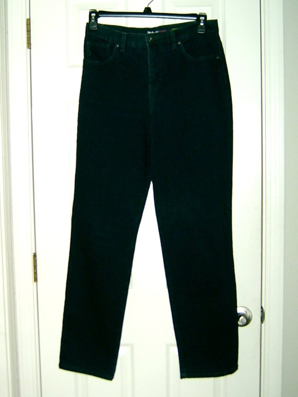 Style & Co. Denim Straight Leg Jeans, Dark Wash, Size 10